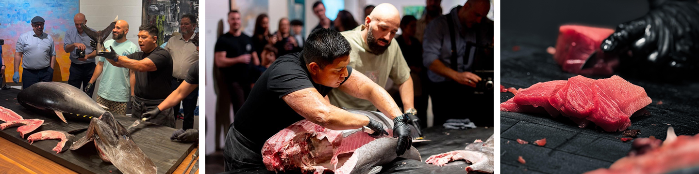 Ceremonial tuna cutting